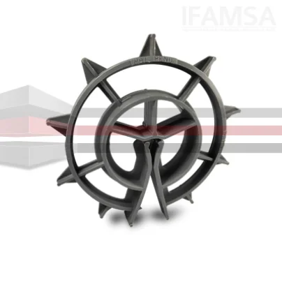 Foto material de construcción-discos plásticos separadores ifamsa