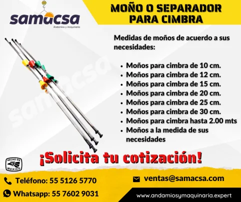 Foto moños para cimbra a medida - samacsa
