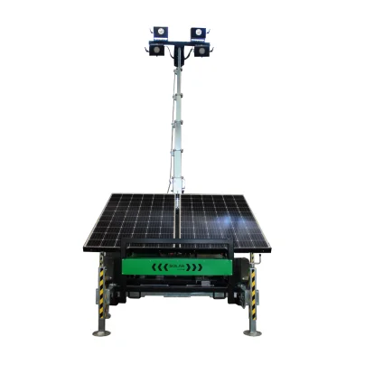 Foto equipos para iluminación-torre de luz trime x solar