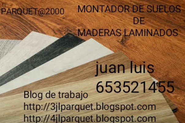 Montaje suelos de madera con trabajos terminados  de segunda mano - Instalación de Parquet Laminado