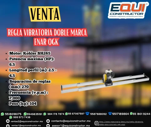 Foto regla vibrat. doble marca enar ogk