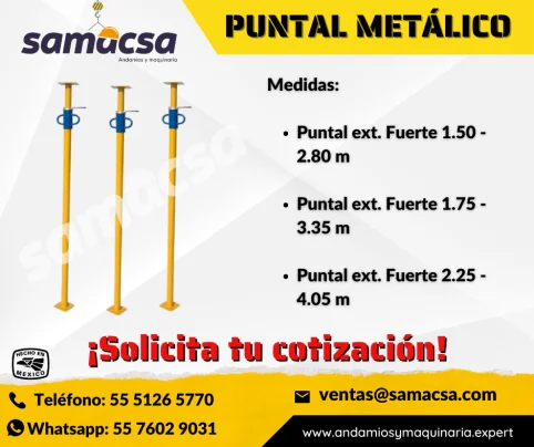 Foto puntal para cimbra nacional e importación - samacsa