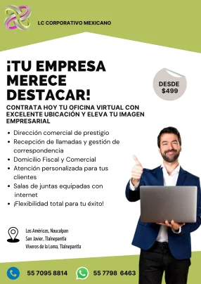 Foto oficinas virtuales desde $499