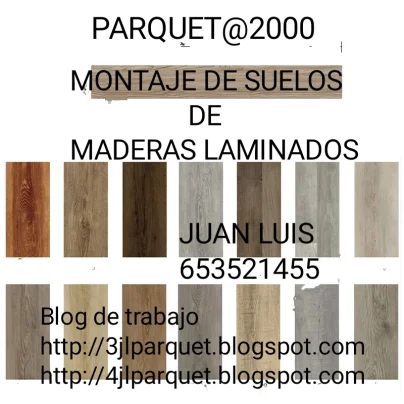 Foto instalacion de suelos de maderas laminados