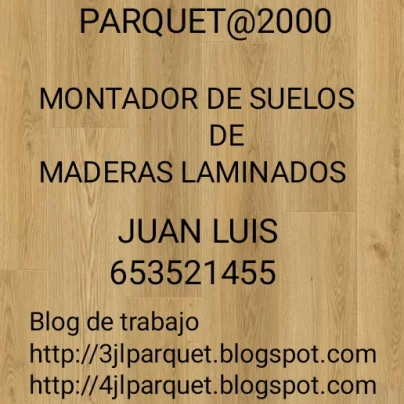 Foto instalacion de suelos de maderas laminados